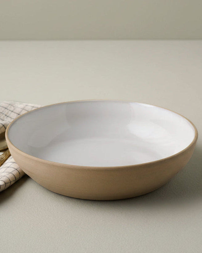 Mavelle Stone White Lakelynn Pasta Bowl bowl - Detail View