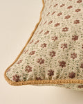 Mavelle Thea Clay Block Print Large Lumbar Pillow throw pillow