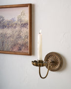 Mavelle Anna Antiqued Brass Wall Sconce wall sconce - Detail View