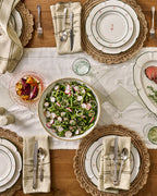 Mavelle Green Luna Scalloped Plate dinnerware set - Side View