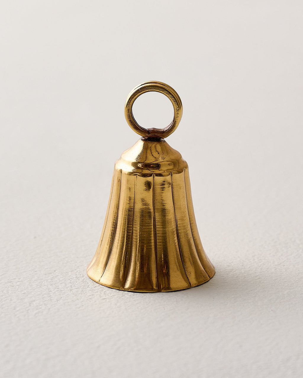 Mavelle Brass Bell Place Card Holder decorative accent - Close-Up