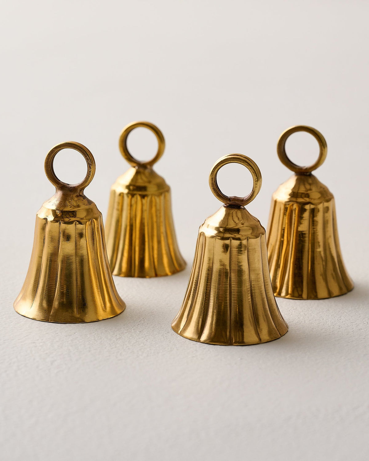 Mavelle Brass Bell Place Card Holder decorative accent