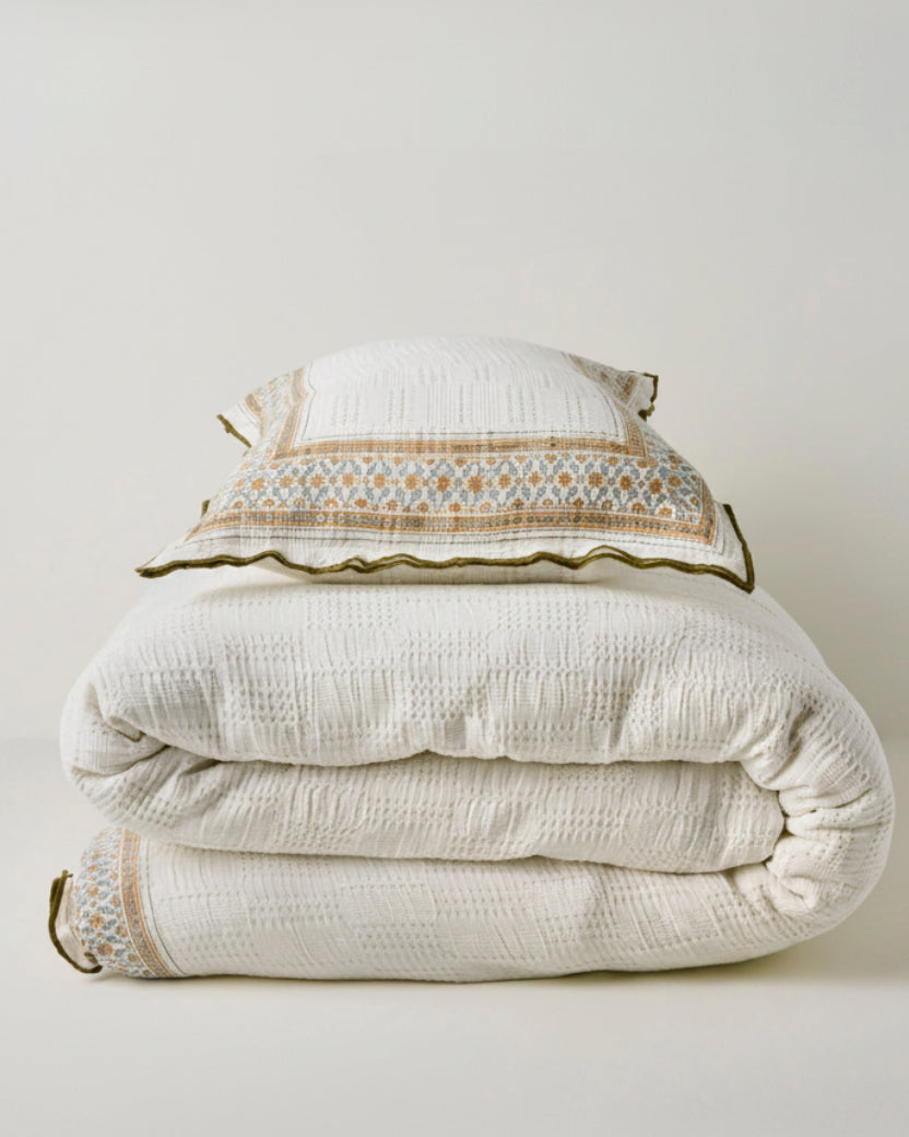 Mavelle Clemence Block Print Duvet Cover duvet cover