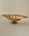 Mavelle Oversized Ornate Brass Pedestal Bowl bowl