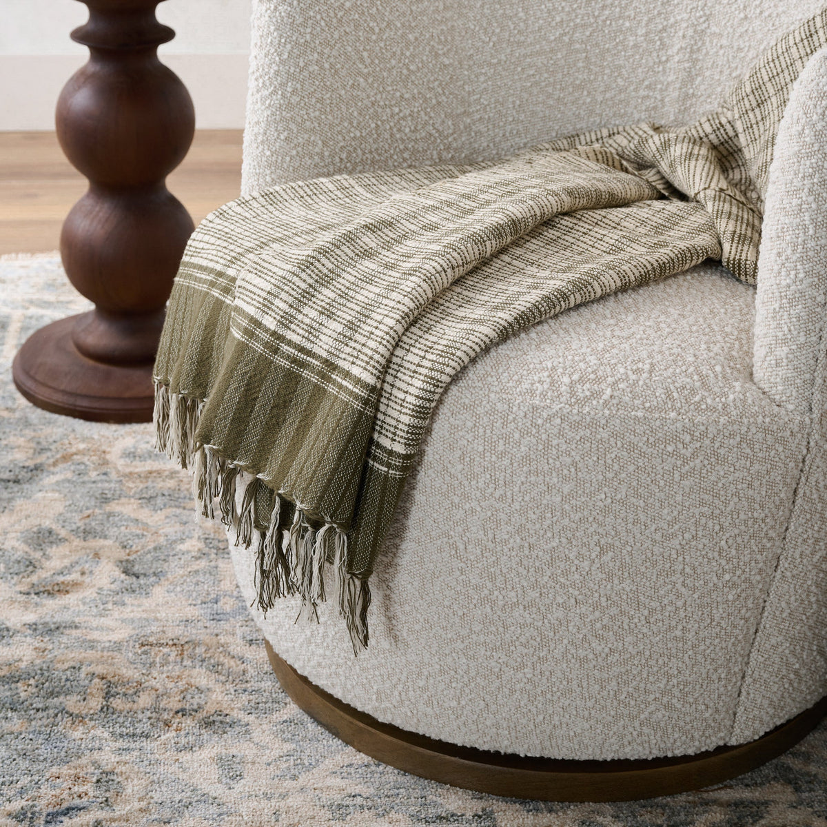 Mavelle Merrill Plaid Throw throw blanket - Alternate View
