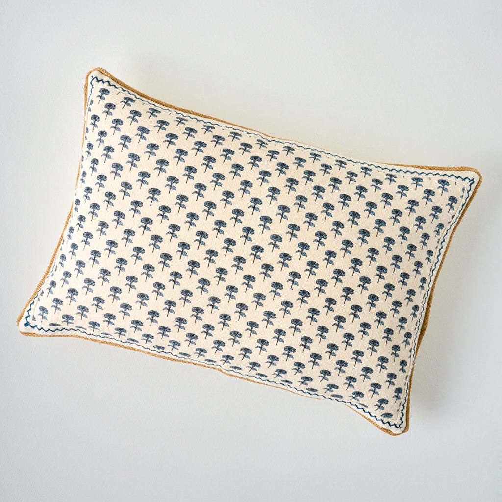 Mavelle Lilianne Floral Printed Lumbar throw pillow - Detail View