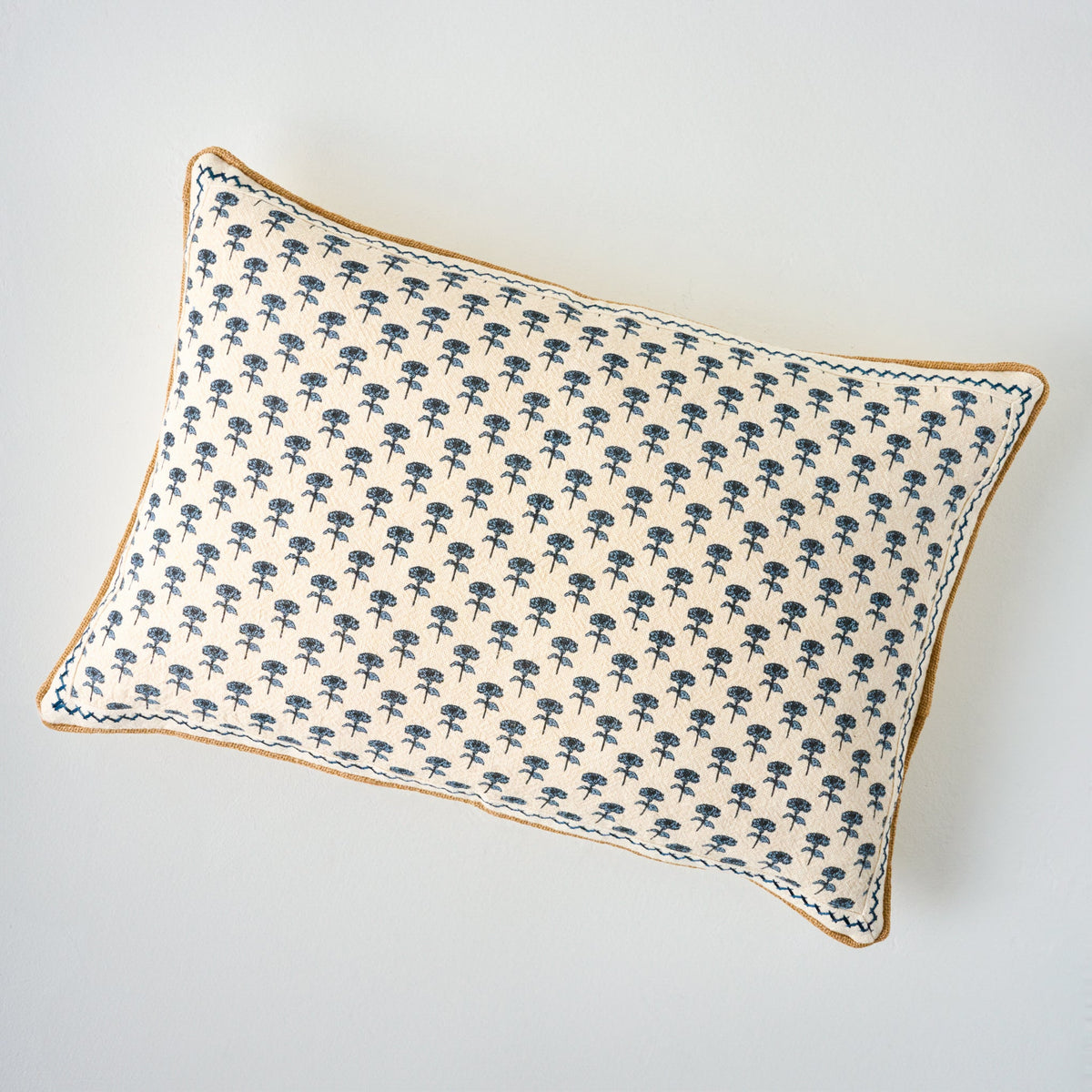 Mavelle Lilianne Floral Printed Lumbar throw pillow - Detail View
