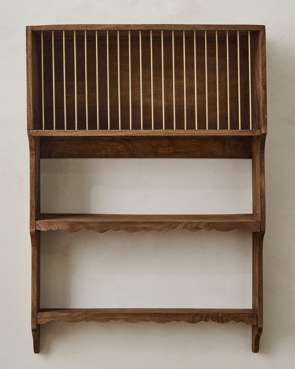 Mavelle Quinn Wooden Dish Cabinet storage cabinet - Close-Up