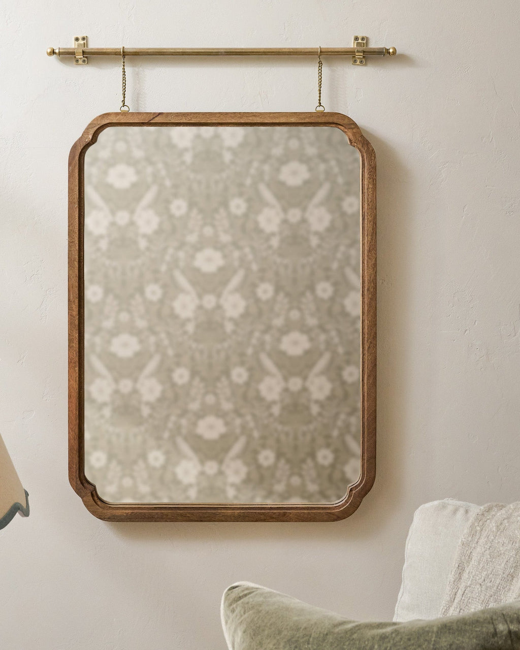 Mavelle Colleen Wood Framed Wall Mirror mirror