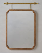 Mavelle Colleen Wood Framed Wall Mirror mirror - Detail View
