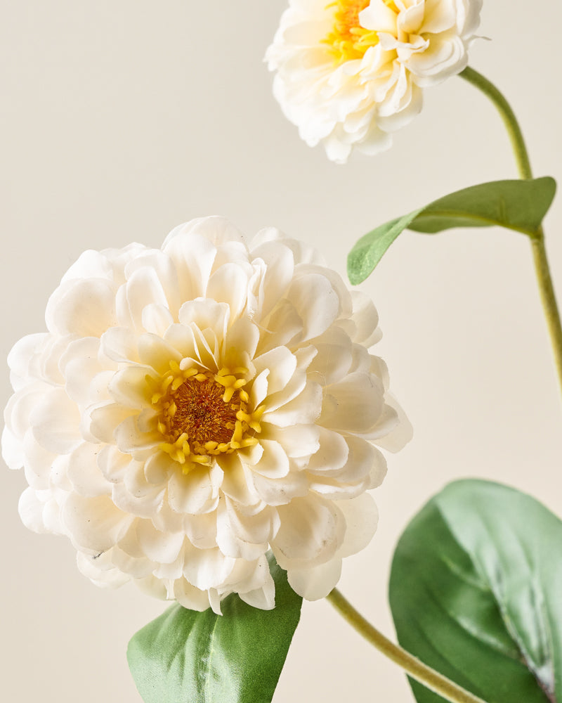 Mavelle Real Touch Zinnia Stem faux floral stem - View 7