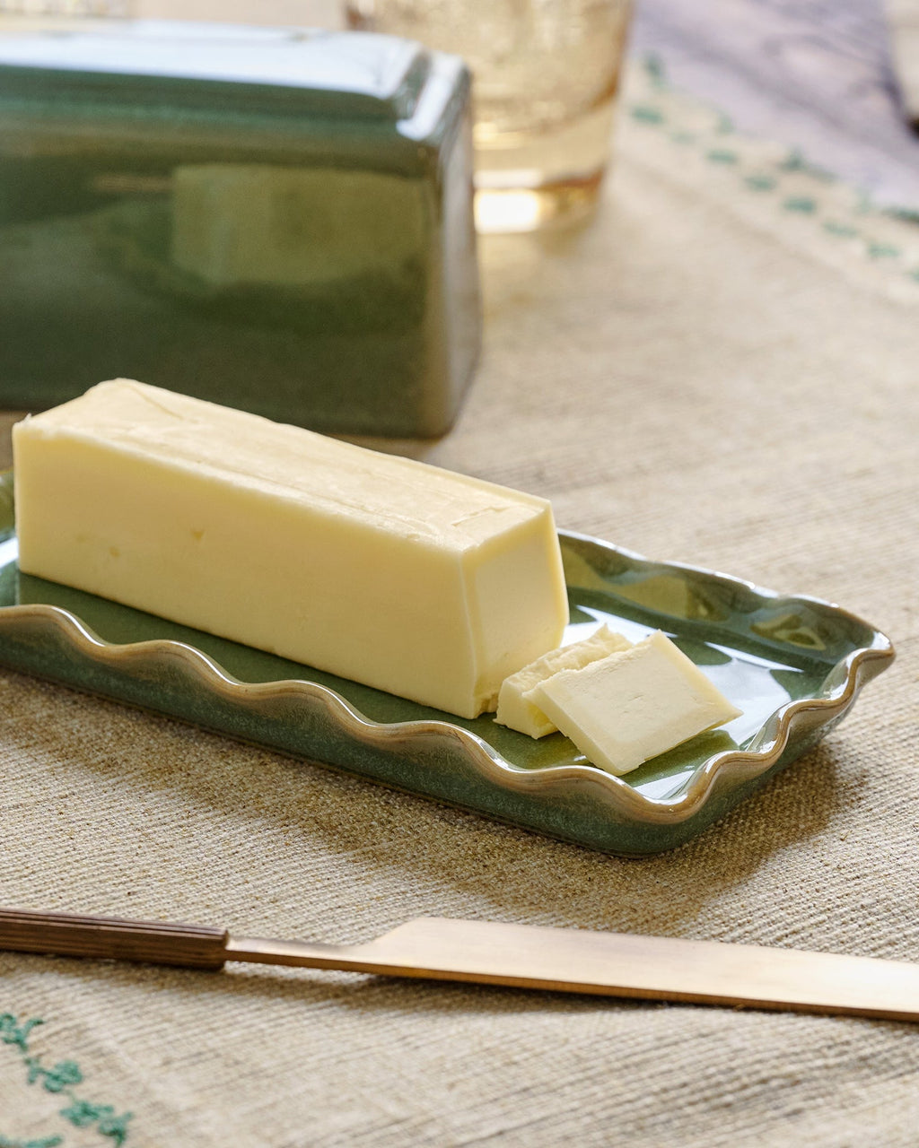 Mavelle Margaret Vintage-Inspired Butter Dish kitchen storage piece