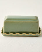 Mavelle Margaret Vintage-Inspired Butter Dish kitchen storage piece - Detail View