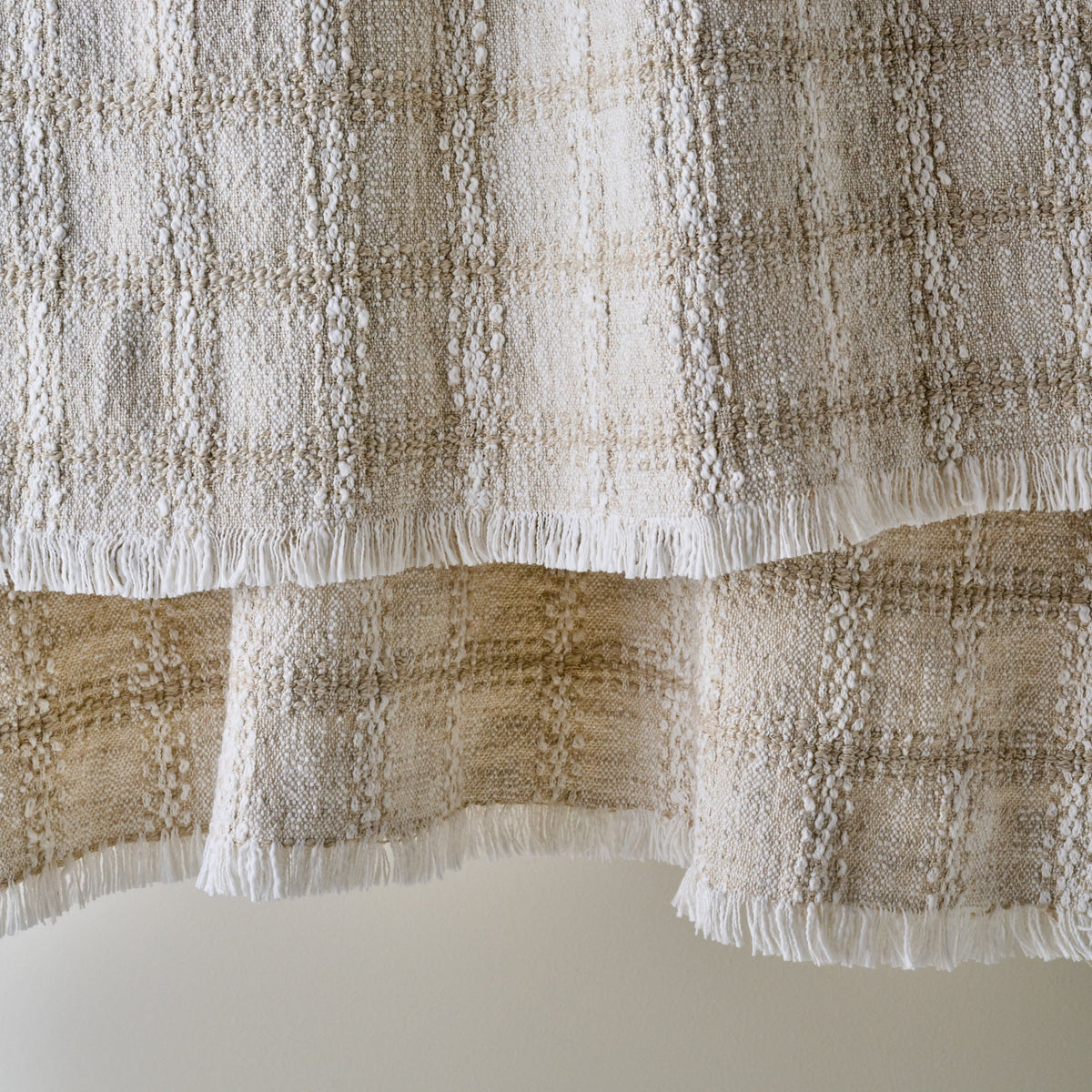 Mavelle Woven Grid Coverlet quilt - Styled in Room