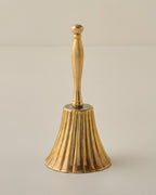 Mavelle Marie Fluted Brass Bell decorative accent
