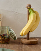 Mavelle Antiqued Wood Banana Stand decorative accent - Detail View