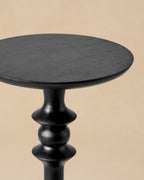Mavelle Enzo Turned Wood Drink Table side table - Alternate View