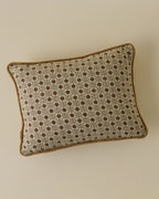 Mavelle Thea Clay Block Print Pillow w/ insert, 12x16 throw pillow - Detail View