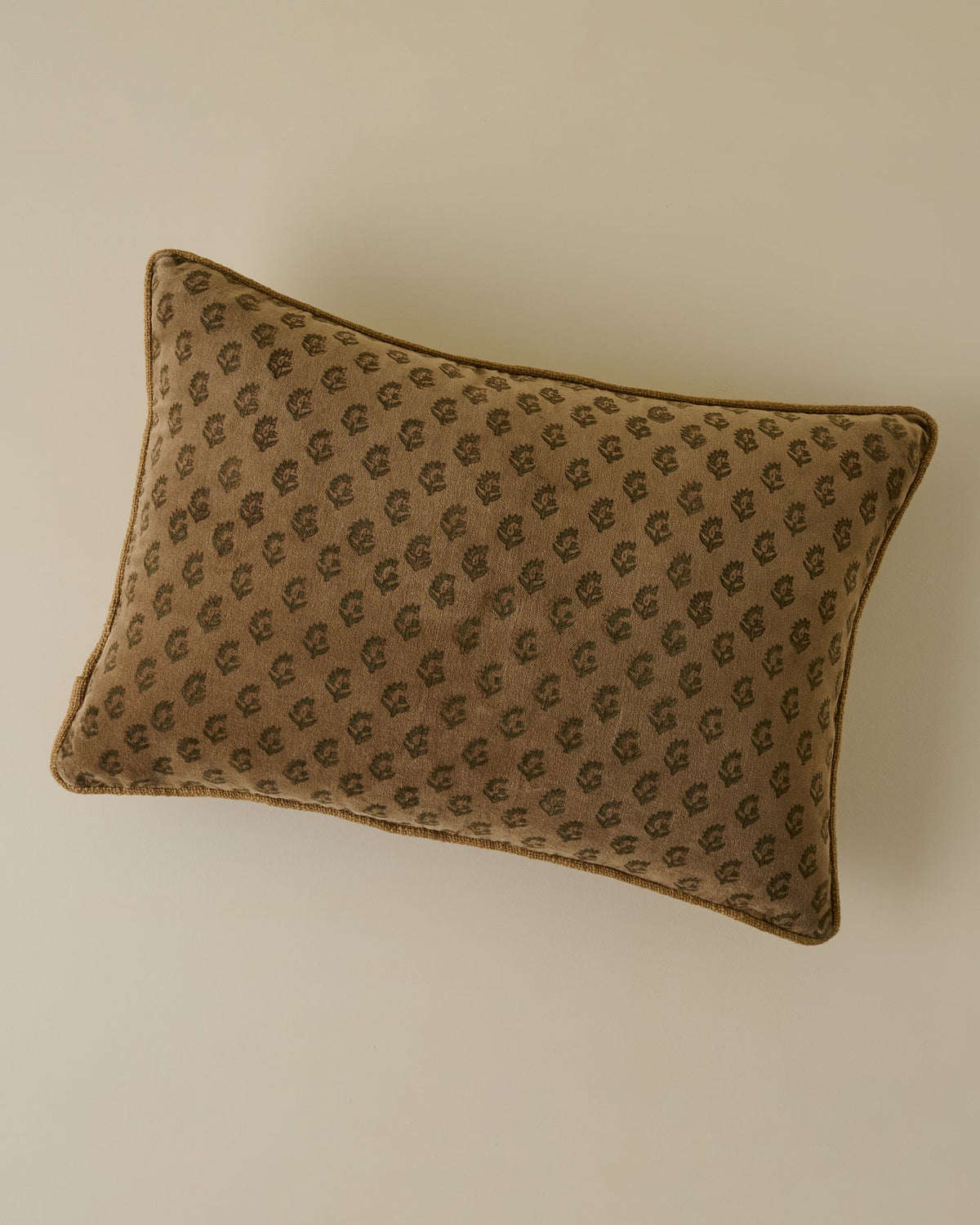 Mavelle Henry Printed Velvet Pillow throw pillow - Detail View