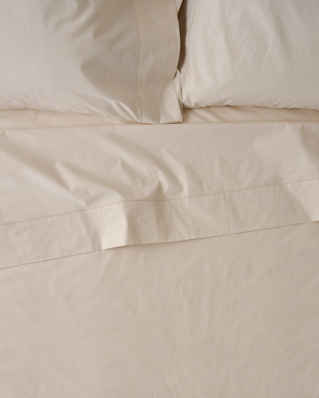 Mavelle Hudson Yarn-Dyed Pinstripe Sheet Set bedding - Detail View