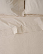 Mavelle Hudson Yarn-Dyed Pinstripe Sheet Set bedding - Detail View