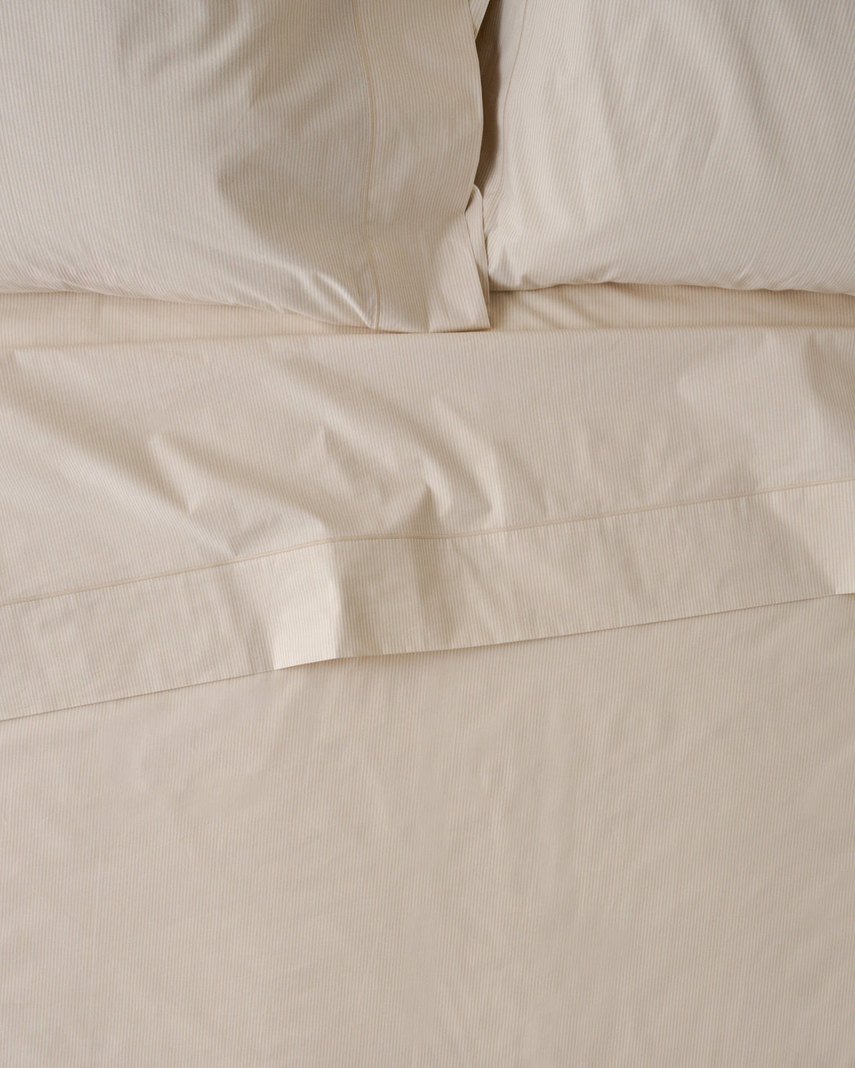 Mavelle Hudson Yarn-Dyed Pinstripe Sheet Set bedding - Detail View