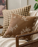 Mavelle Lacey Embroidered Throw Pillow throw pillow
