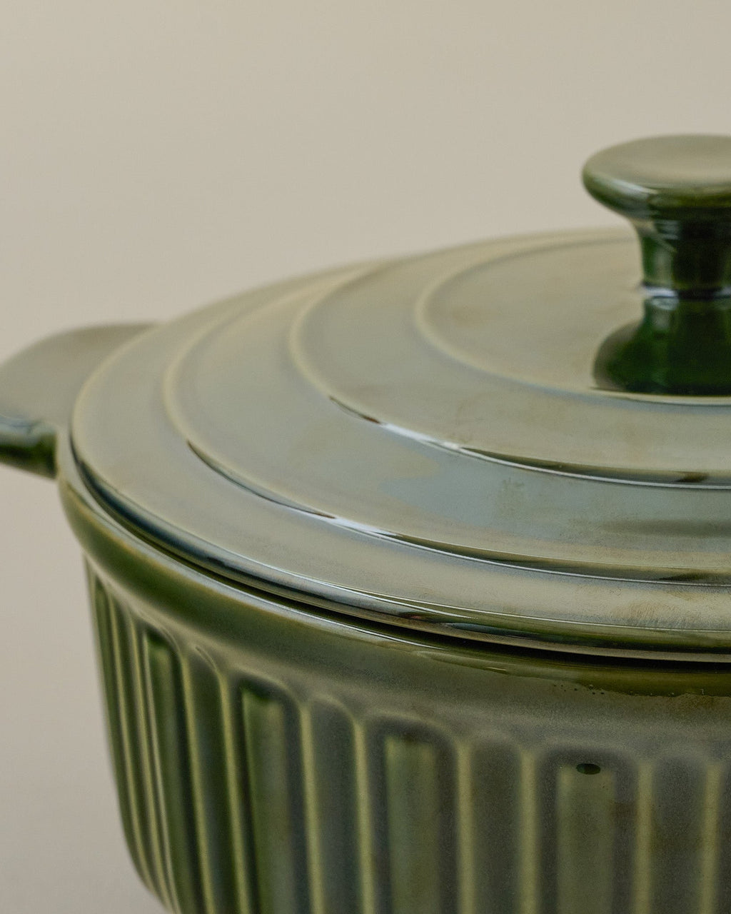 Mavelle The Cottage Collection Forest Green Baking Dish with Lid baking dish