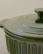 Mavelle The Cottage Collection Forest Green Baking Dish with Lid baking dish
