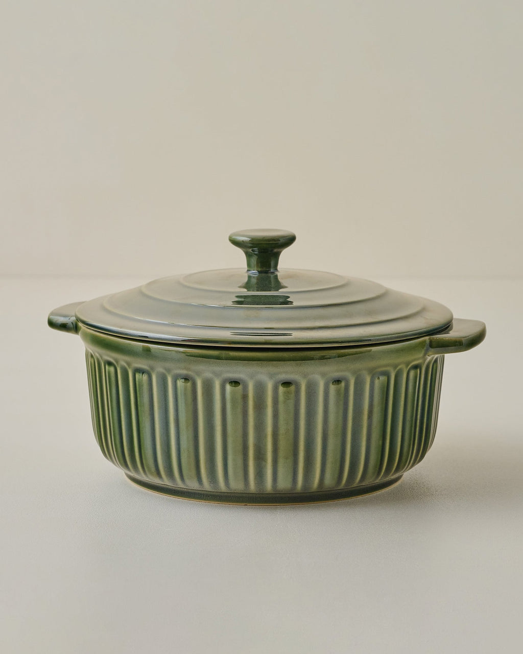 Mavelle The Cottage Collection Forest Green Baking Dish with Lid baking dish - Detail View