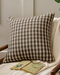 Mavelle Gingham Large Pillow throw pillow - Detail View