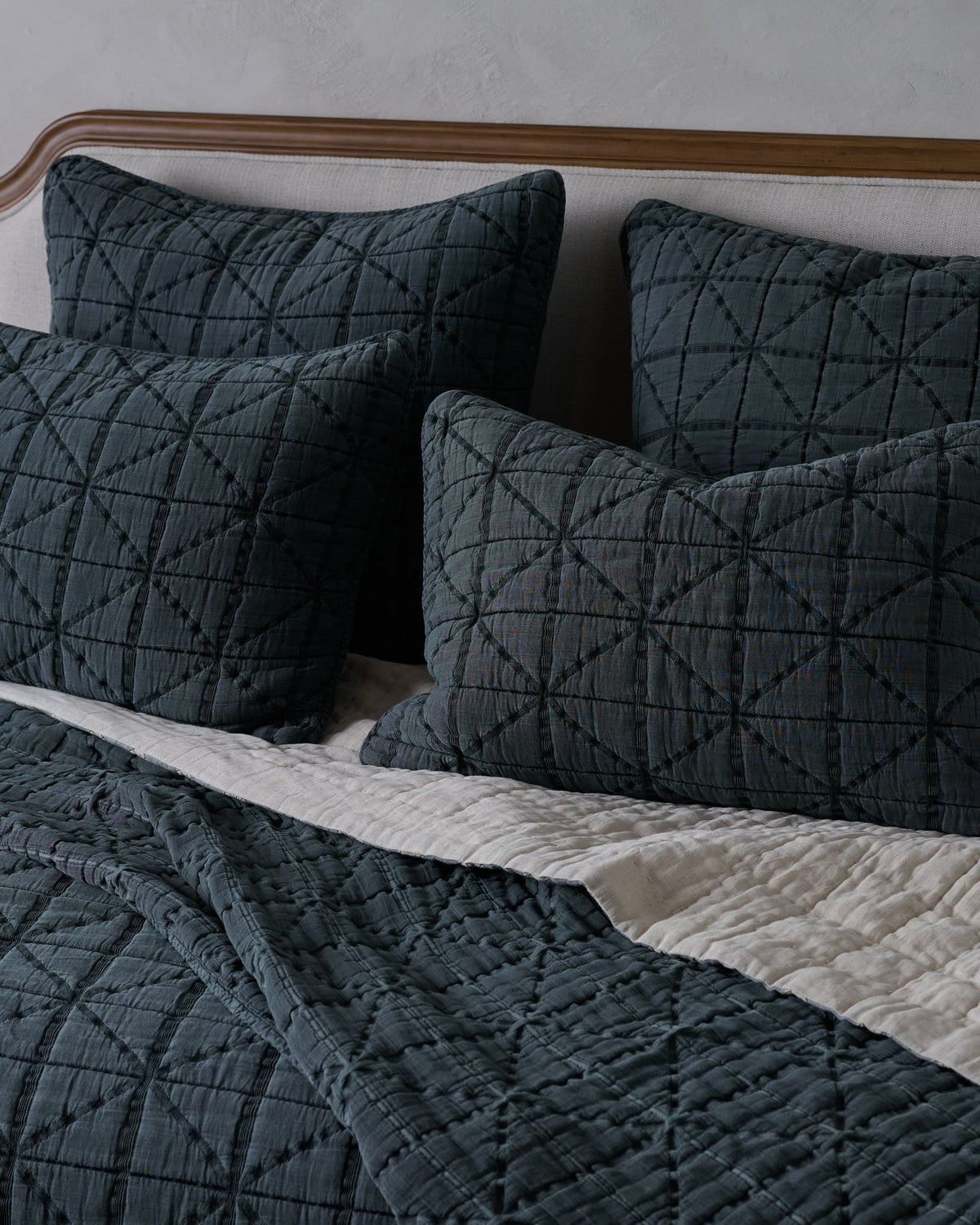 Mavelle Sutton Magical Forest Matelasse Coverlet quilt - Detail View