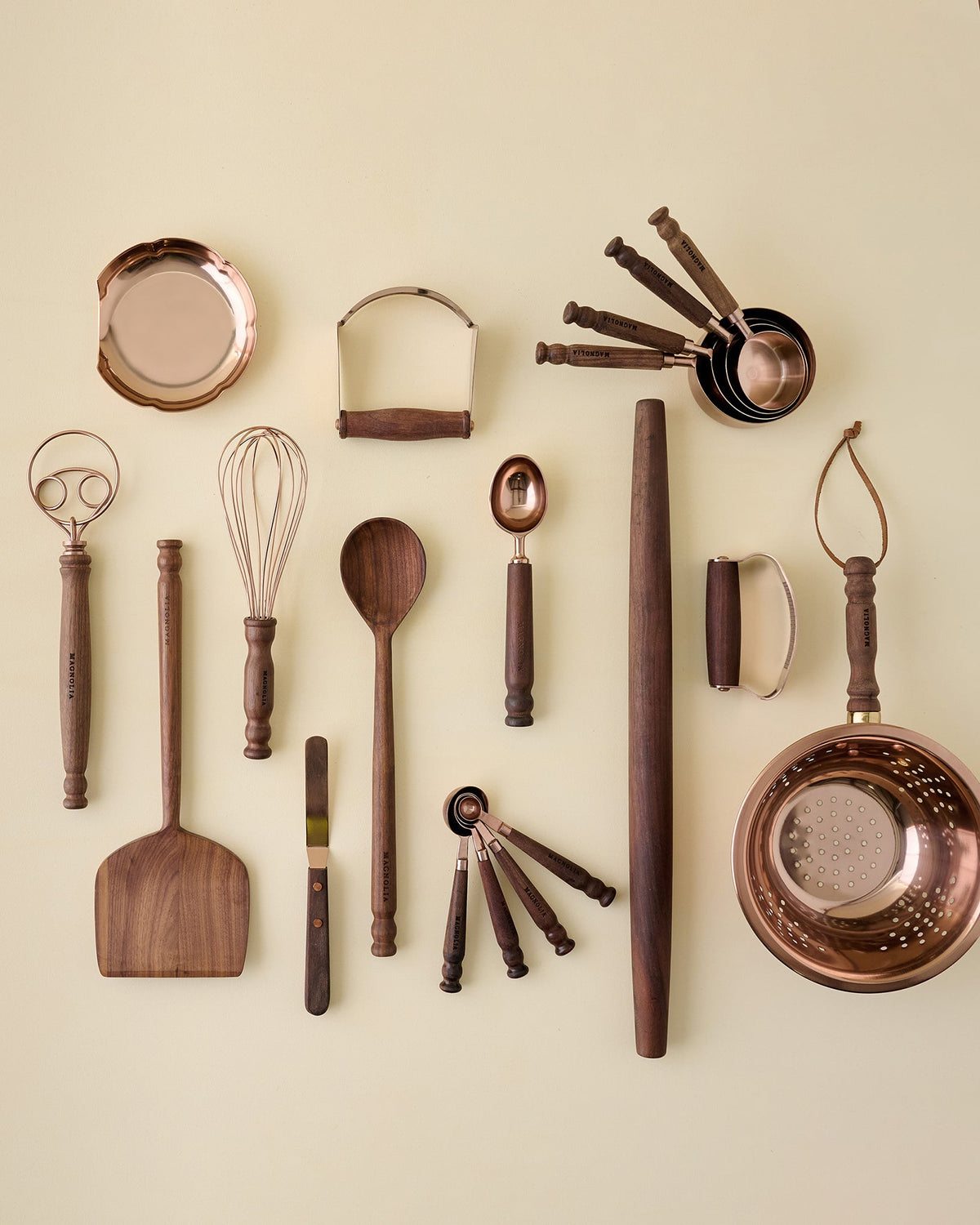 Mavelle The Gristmill Collection Walnut Ice Cream Scoop kitchen tool - Styled in Room