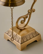 Mavelle Antique-Inspired Corinne Brass Bell decorative accent - Styled in Room