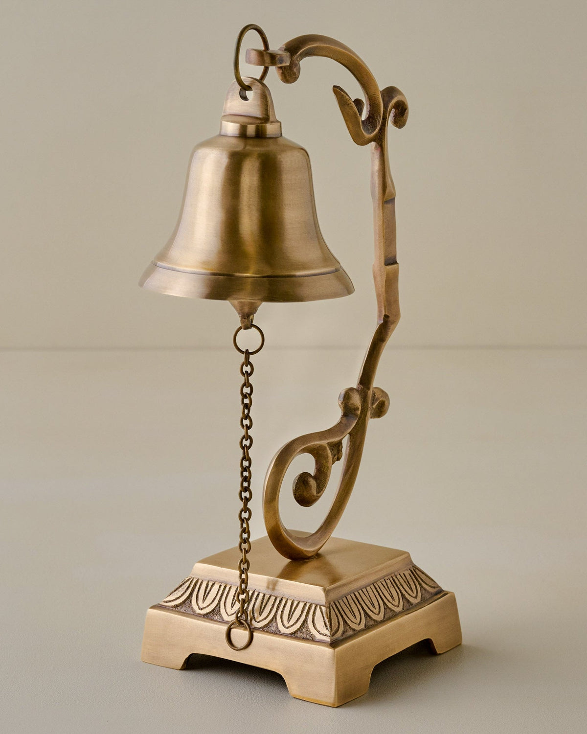 Mavelle Antique-Inspired Corinne Brass Bell decorative accent