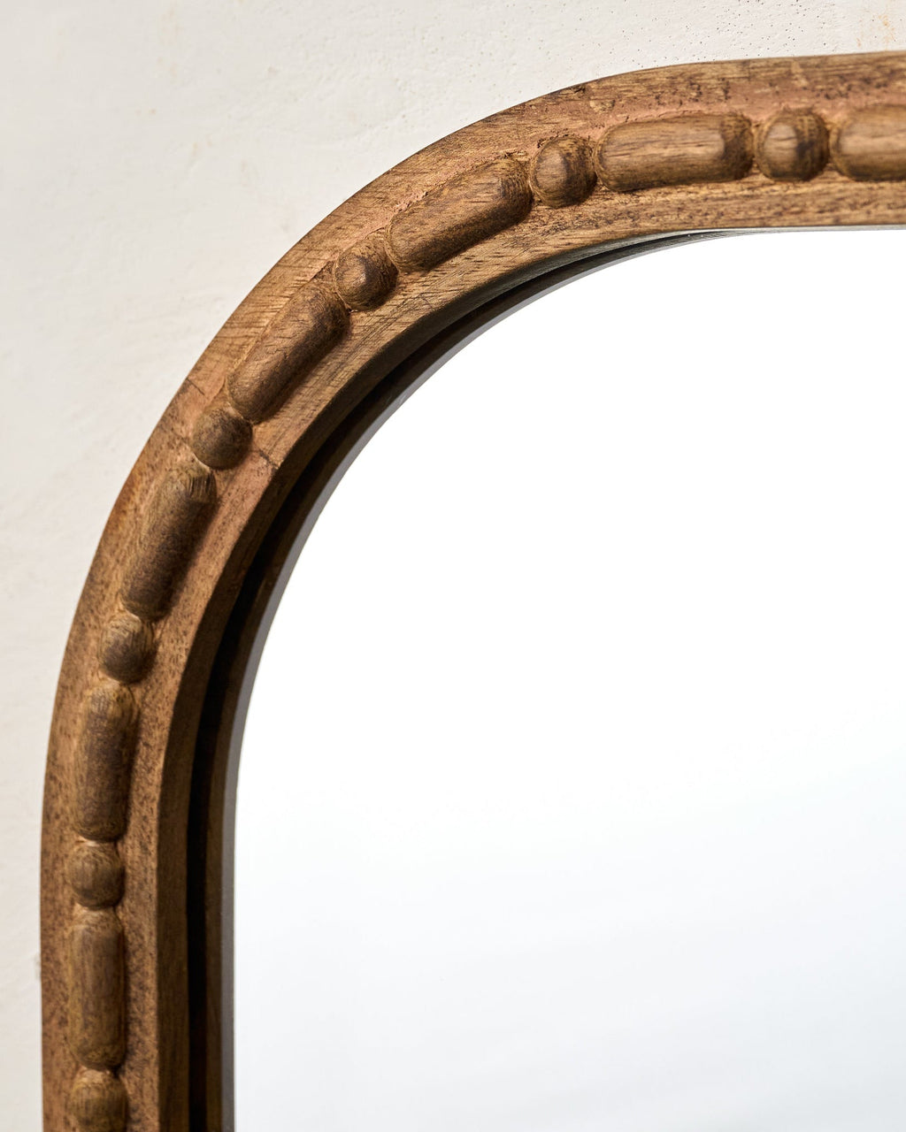 Mavelle Nicolette Arched Wood Mirror mirror - Styled in Room