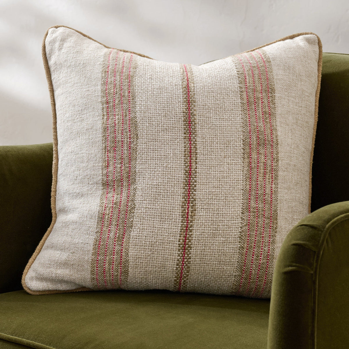 Mavelle Alpine Stripe Pillow throw pillow - Detail View
