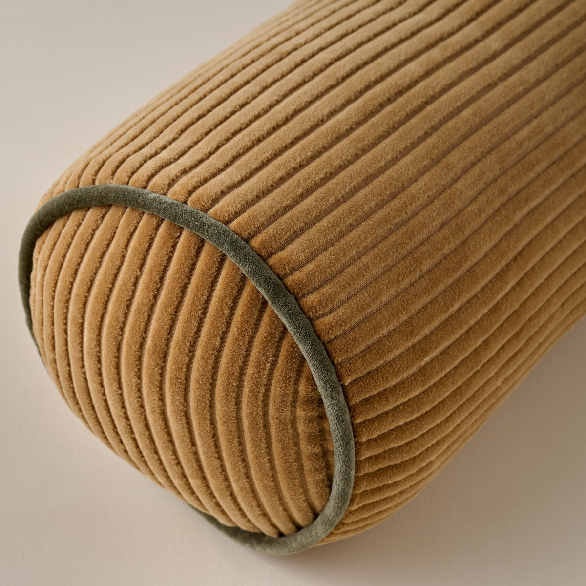 Mavelle Channeled Velvet Bolster Pillow throw pillow - View 7