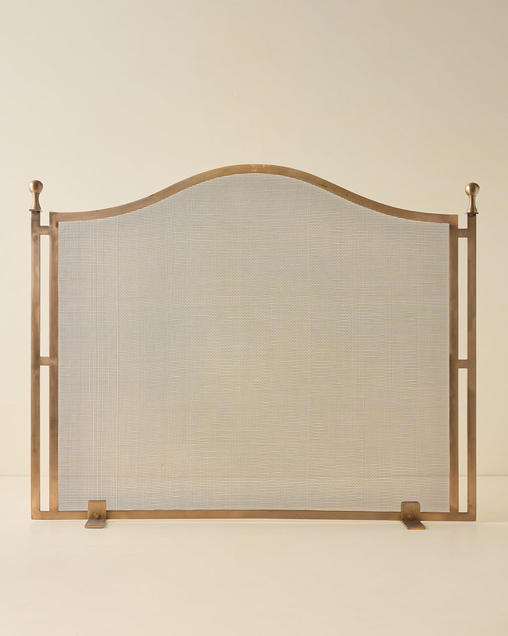 Mavelle Shepherd Brass Fireplace Screen fireplace accessory - Detail View