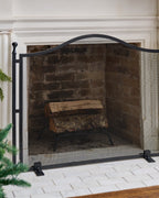 Mavelle Shepherd Black Fireplace Screen fireplace accessory - Detail View