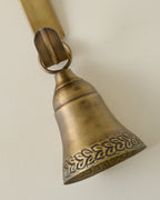 Mavelle Gabriel Brass Bell Wreath Hanger wreath - Close-Up