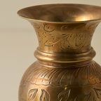 Mavelle Anna Antiqued Solid Brass Vase vase - View 9