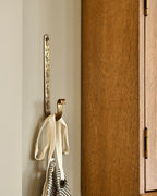 Mavelle Celine Etched Brass Hook wall hook - Detail View