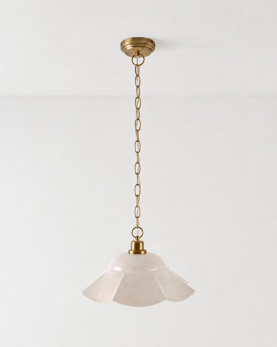 Mavelle Mary Wired Pendant (12.5") pendant light - Styled in Room