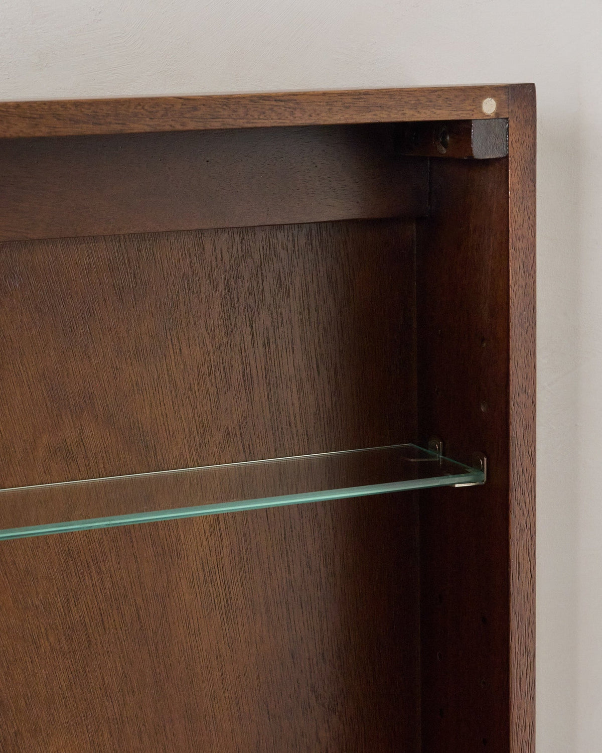 Mavelle Greer Wood Scalloped Medicine Cabinet storage cabinet - Side View