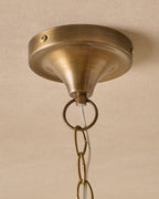 Mavelle Carolyn Enamel Wired Pendant (14") pendant light - Close-Up