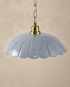 Mavelle Carolyn Enamel Wired Pendant (14") pendant light - Detail View
