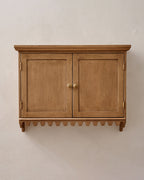 Mavelle Archie Scalloped Wood Wall Cabinet storage cabinet