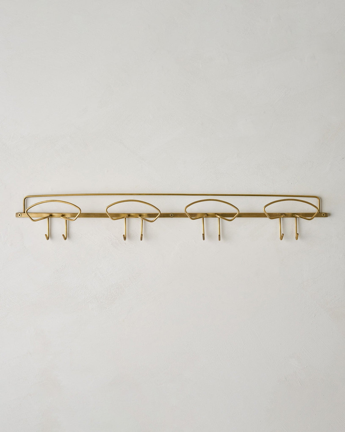 Mavelle Antique Brass Wyatt Hooks wall hook