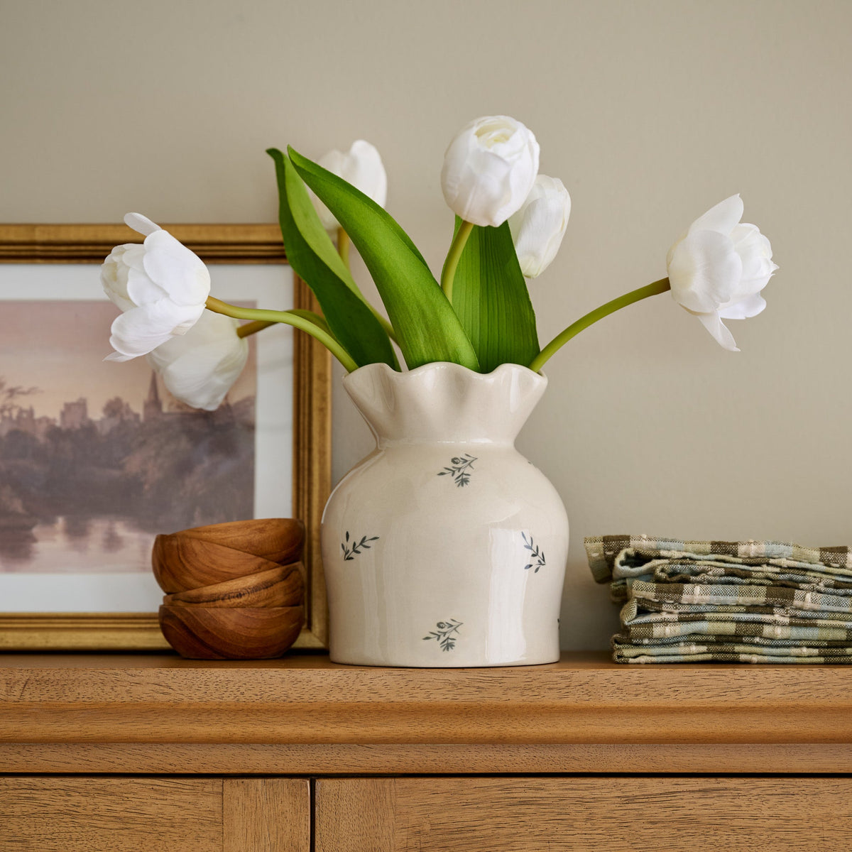 Mavelle Jane Floral Vase vase - Styled in Room